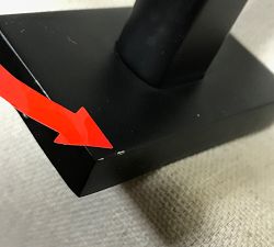Open Box: Hidden Connection Room Darkening Curtain Rod (48"-88", 1.25" Diam) - Matte Black