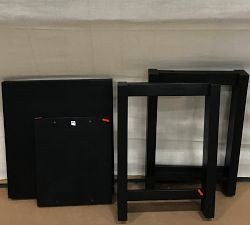 Open Box: Reed Rectangular End Table (20") - Warm Black