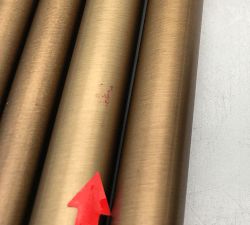 Open Box: Somorset Curtain Rod (28"-48", 0.75" Diam) - Burnished Brass