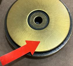 Open Box: Somorset Hidden Connection Room Darkening Curtain Rod &amp; Wall Bracket (48"-88", 0.75" Diam) - Burnished Brass