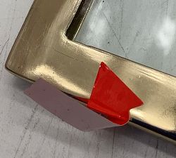 Open Box: Reese Gallery Frame (21"W x 27"H) - Brass
