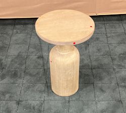 Open Box: Larkin Round Accent Table (14") - Sandwash