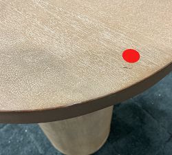 Open Box: Larkin Round Accent Table (14") - Sandwash