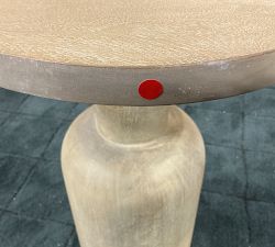 Open Box: Larkin Round Accent Table (14") - Sandwash