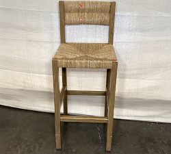 Open Box: Malibu Woven Bar Stool (30") - Honey