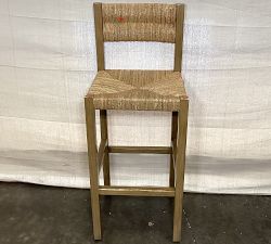 Open Box: Malibu Woven Bar Stool (30") - Honey