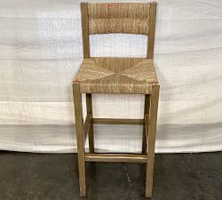 Open Box: Malibu Woven Bar Stool (30") - Honey