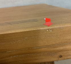Open Box: Rustic Bath Stool - Tawny