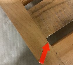 Open Box: Rustic Bath Stool - Tawny