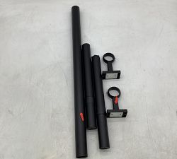 Open Box: Standard Curtain Rod &amp; Wall Brackets (28"-48", 1.50"Diam.) - Matte Black
