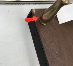 Open Box: Summerville Reversible Rail Ledge (36") - Antique Brown/Brass