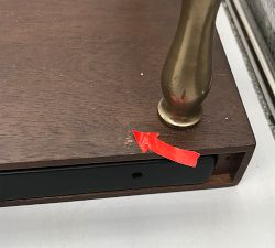 Open Box: Summerville Reversible Rail Ledge (36") - Antique Brown/Brass