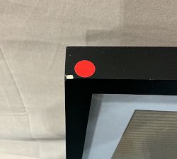 Open Box: Wood Gallery Frame, 27"W x 39"L (11"x14", 24"x26" Opening) - Black