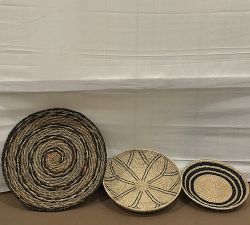 Open Box: Handwoven Basket Wall Art, Set of 3 - Natural