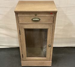 Open Box: Modular Bar Cabinet Base with Glass Doors (18") - Seadrift, Antique Bronze