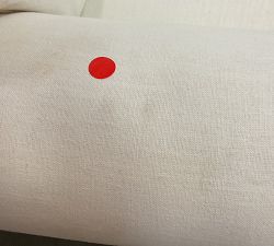 Open Box: Pearce Roll Arm Upholstered Swivel Glider Manual Recliner -  Rustic Linen White