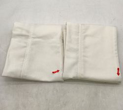 Open Box: York Slope Arm Cover - Twill White