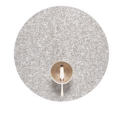 Chilewich Metallic Lace Round Placemats | Pottery Barn