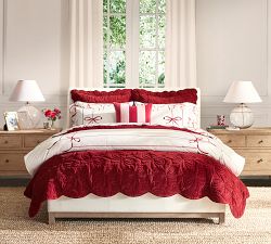 Monique Lhuillier Harper Velvet Pieced Stripe Pillow Cover