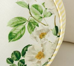 Monique Lhuillier Monaco Floral Printed Round Outdoor Pillow