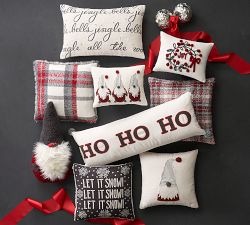 Olive Plaid Pillow Cover