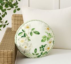 Monique Lhuillier Monaco Floral Printed Round Outdoor Pillow