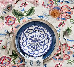 Puebla Porcelain Salad Plates - Set of 4