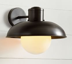 Carneros Milk Glass Sconce (12'')