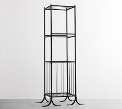 Bronze Pool Storage Towel/Shelf Hamper