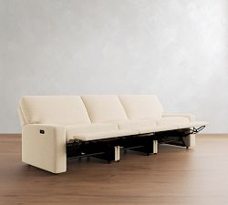 PB Comfort Square Arm Power Reclining Storage Sofa (78"-138")