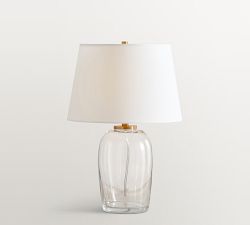 Carter Glass Table Lamp (18"-29")
