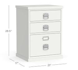 Bedford 20.5" 3-Drawer File Cabinet