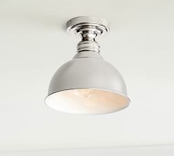 Metal Bell Flush Mount (13")
