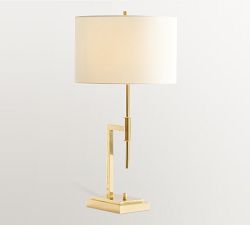 Atticus Metal USB Table Lamp (28")
