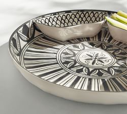 Marrakesh Outdoor Melamine Sectioned Serving Platter