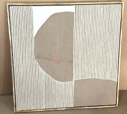 Open Box: Geometric Fabric Wall Art