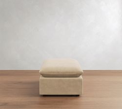 Palmetto Leather Ottoman (41")