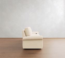 PB Comfort Roll Arm Power Reclining Storage Sofa (85"-145")