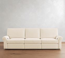 PB Comfort Roll Arm Power Reclining Storage Sofa (85"-145")
