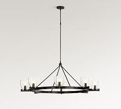 Open Box: Chamberlin Metal Round Chandelier (50") - Bronze