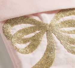 LoveShackFancy Beaded Bow Stocking