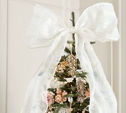 LoveShackFancy Lace Bow Tree Topper