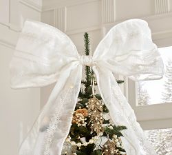 LoveShackFancy Lace Bow Tree Topper