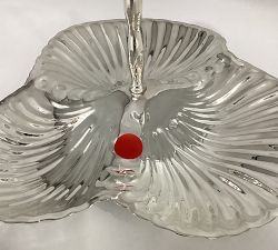 Open Box: LoveShackFancy Silver Triple Condiment Server - Antique Silver