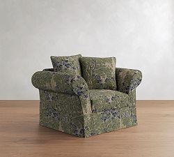 Charleston Slipcovered Chair and a Half