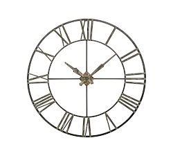 Oversized Galvanized Wall Clock