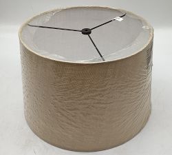 Open Box: Gallery Burlap Tapered Drum Lamp Shade, Medium (15")