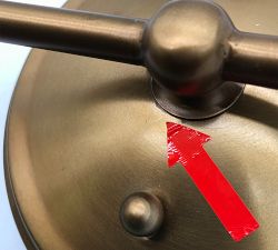 Open Box: Hayden Metal Double Sconce (16") - Vintage Brass