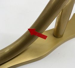 Open Box: Oversized Wall Hook (13") - Brass