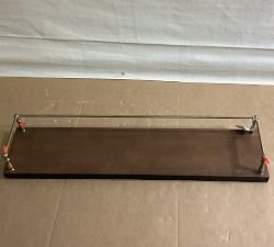 Open Box: Summerville Reversible Rail Ledge (36") - Antique Brown, Brass